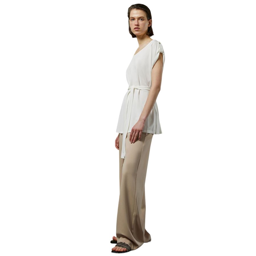 CEFALU PANTALONE PUNTO MILANO STRETCH Penny Black | 2411781076200002